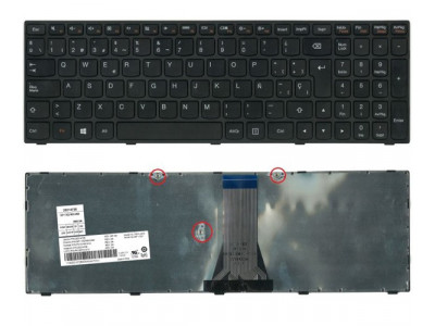 Клавиатура за лаптоп Lenovo IdeaPad G50-30 G50-70 G50-80 Черна с Кирилица
